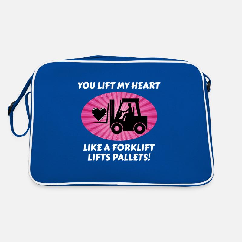Forklift Operator Driver Valentine’s Day Funny Retro Bag