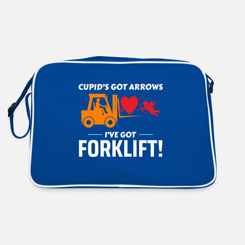 Forklift Operator Driver Valentine’s Day Funny Retro Bag