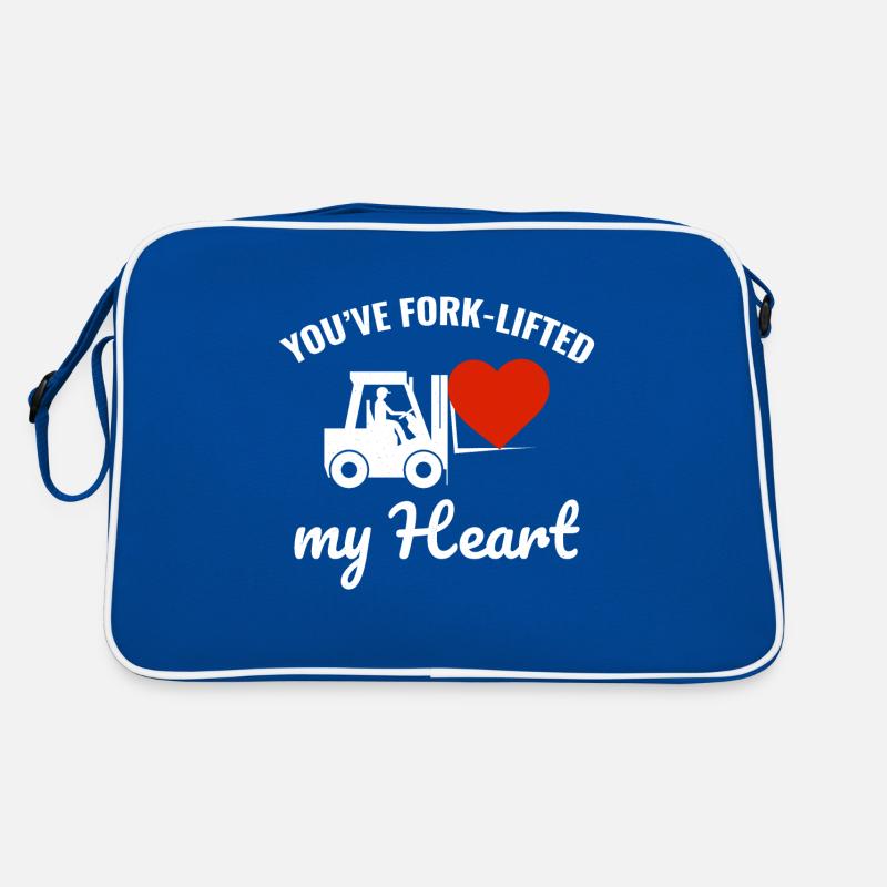 Forklift Operator Driver Valentine’s Day Funny Retro Bag