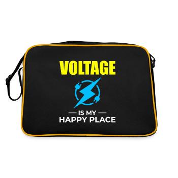 Électricien Humour Technicien électricien Ingénieur - Sac Retro - noir/or - Dos