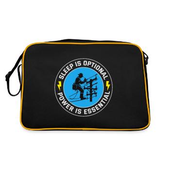 Lineman Power Essential Sleep Optional Dedication - Retro Bag - black/gold - Back