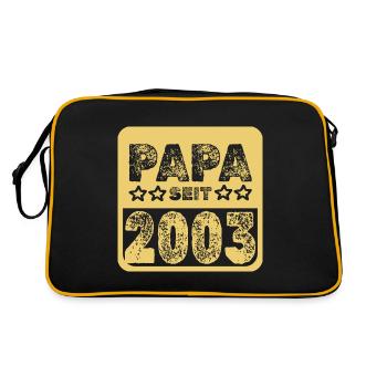 Papa 2003 - Sac Retro - noir/or - Dos