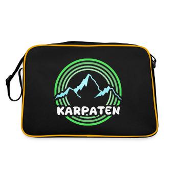 Mount Carpathians - Retro Bag - black/gold - Back