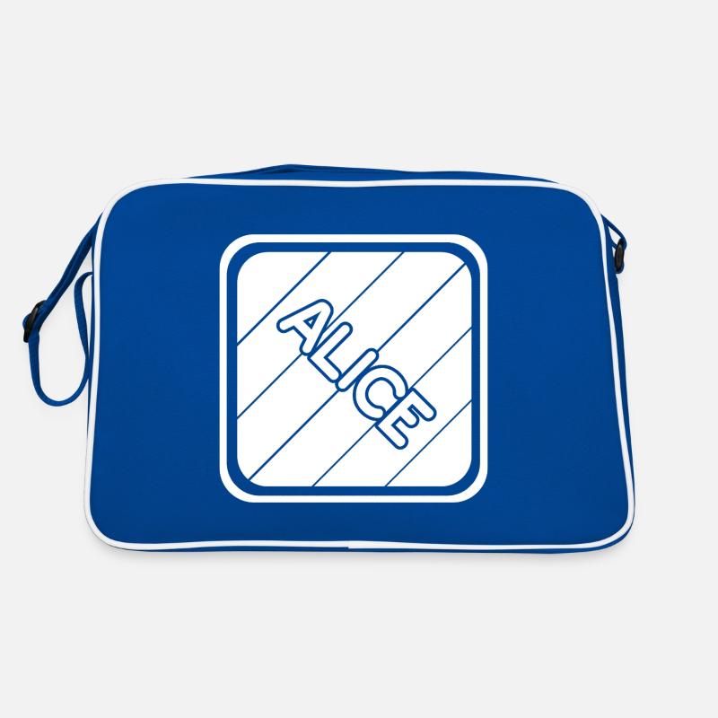 Alice als Mädchenname Retro Tasche