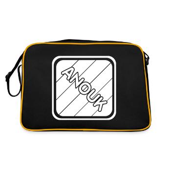 Anouk - Retro Bag - black/gold - Back