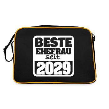Engaged 2029 - Retro Bag - black/gold - Back