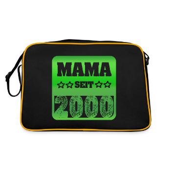 Mère 2000 - Sac Retro - noir/or - Dos