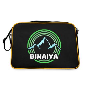 Mount Binaiya - Retro Bag - black/gold - Back