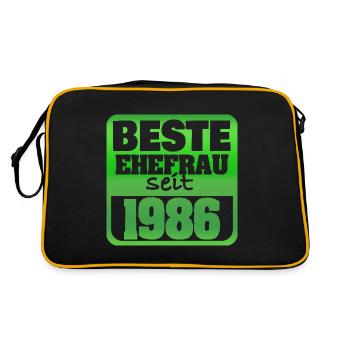 Wife 1986 - Retro Bag - black/gold - Back