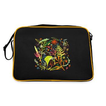 Tropical - Retro Bag - black/gold - Back