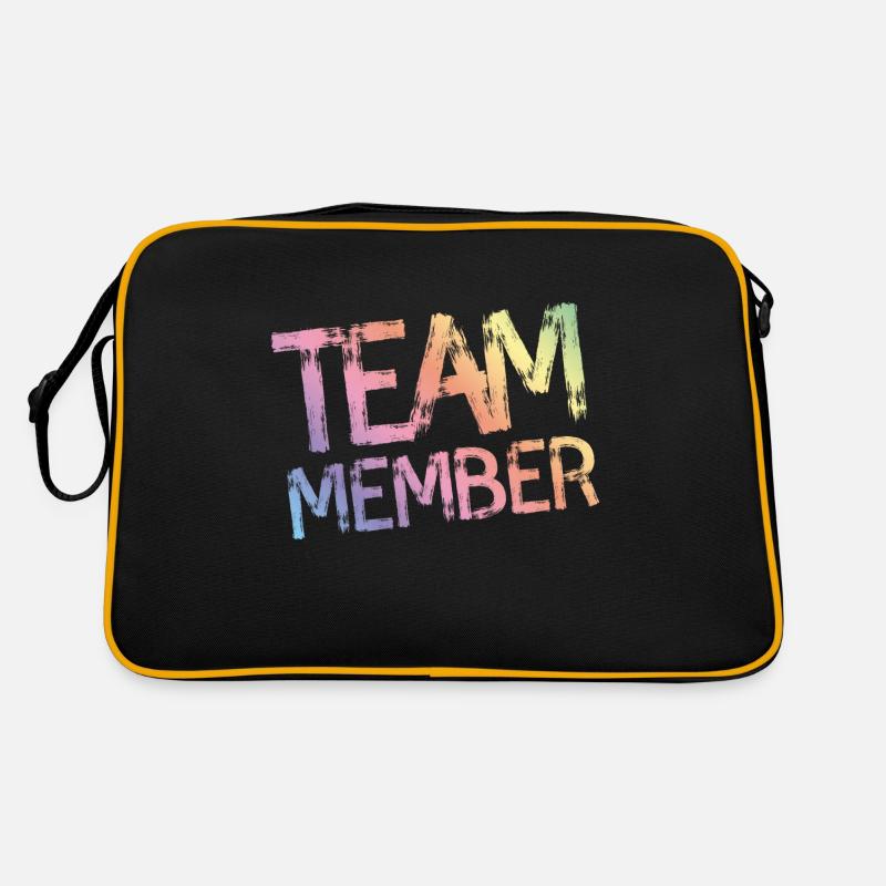 membre de l'équipe coloré Sac Retro