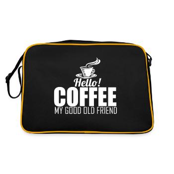 Coffee - coffee - Retro Bag - black/gold - Back