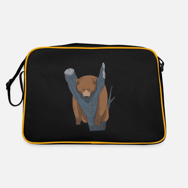L’ours dormant idée de cadeau Sac Retro