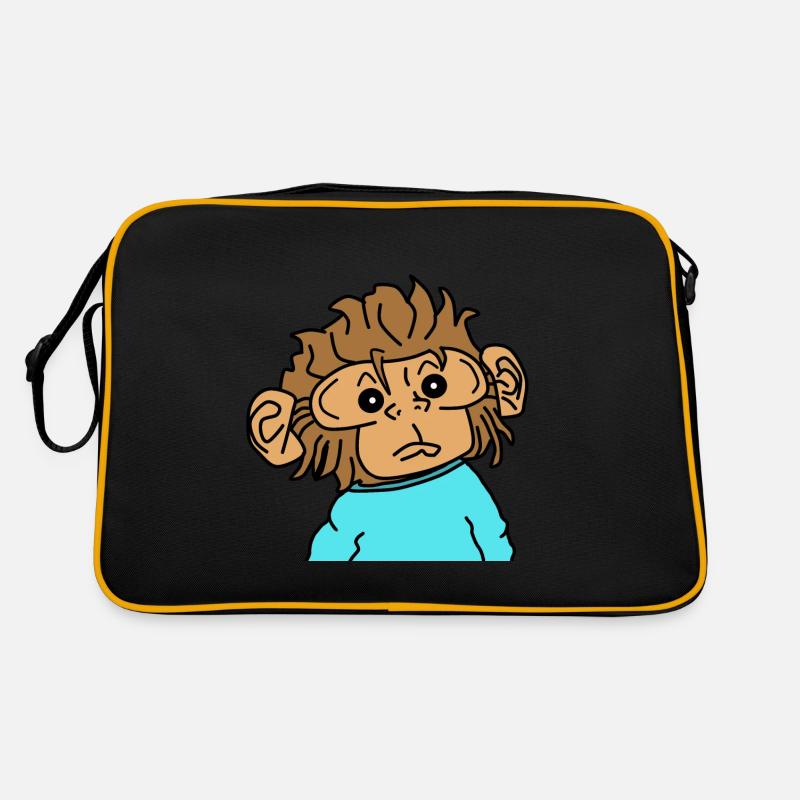 Affen Affe Retro Tasche