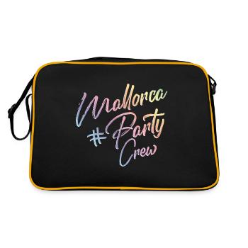 Majorca party crew - Retro Bag - black/gold - Back