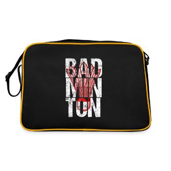 Badminton Badminton Sport - Sac Retro - noir/or - Dos