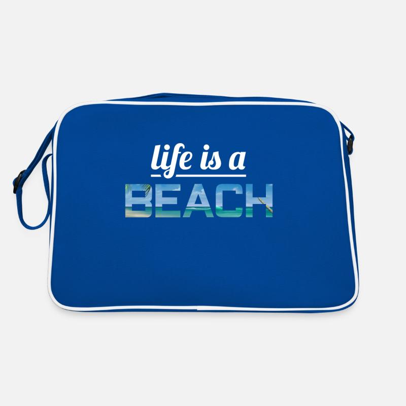 La vie est une plage Sac Retro