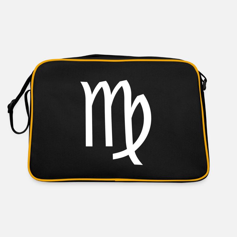 Sternzeichen Jungfrau Retro Tasche