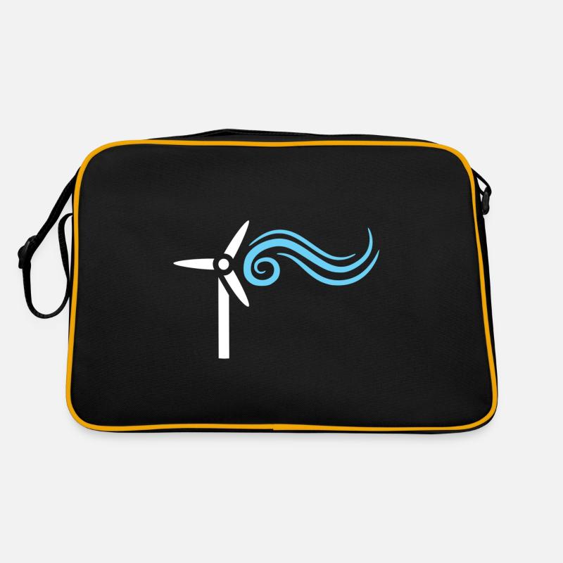 Énergie éolienne éolienne éolienne Sac Retro
