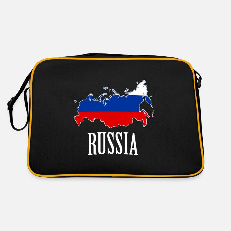 Russie - Sac Retro - noir/or