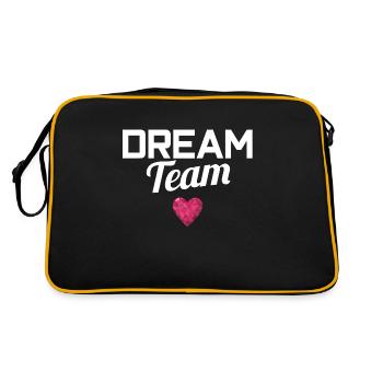 DREAM TEAM - Retro Bag - black/gold - Back
