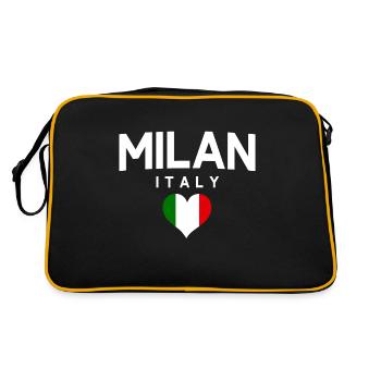 Milan Italy Milan Italie - Sac Retro - noir/or - Dos