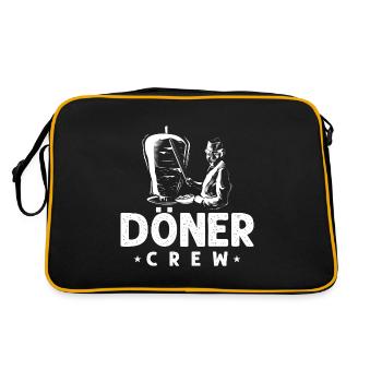 doner crew - Retro Bag - black/gold - Back