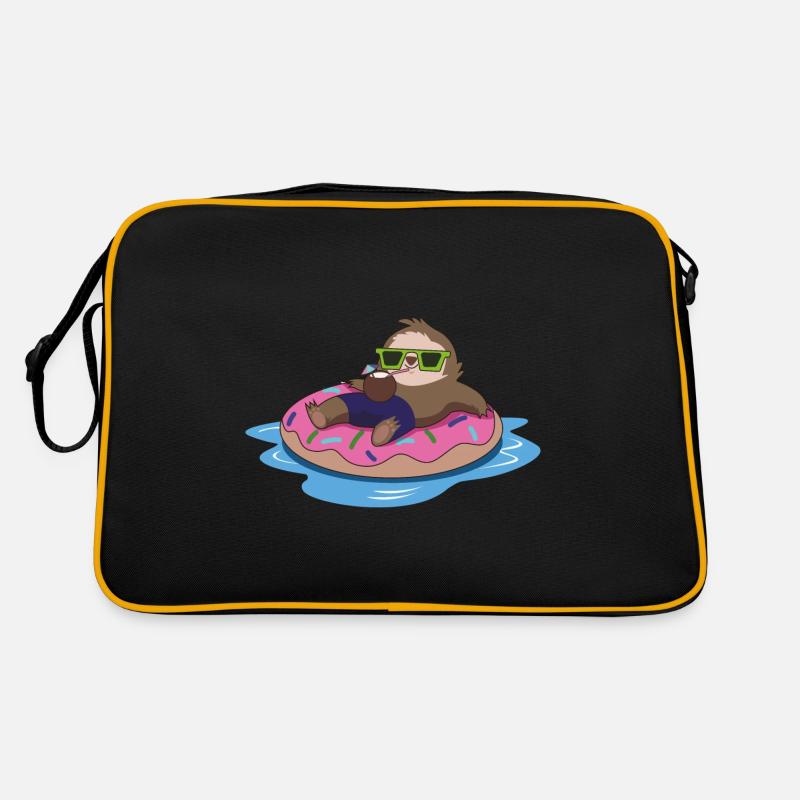 Faultier chillen sommer Retro Tasche