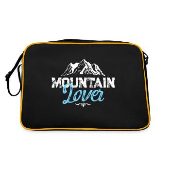 amoureux de la montagne - Sac Retro - noir/or - Dos