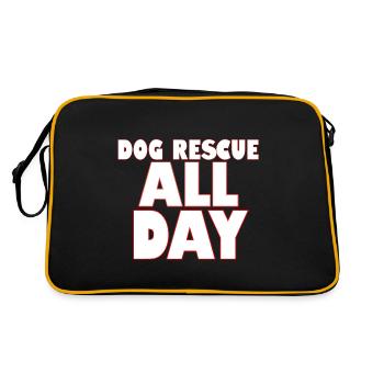 Dogs Animal Welfare - Retro Bag - black/gold - Back