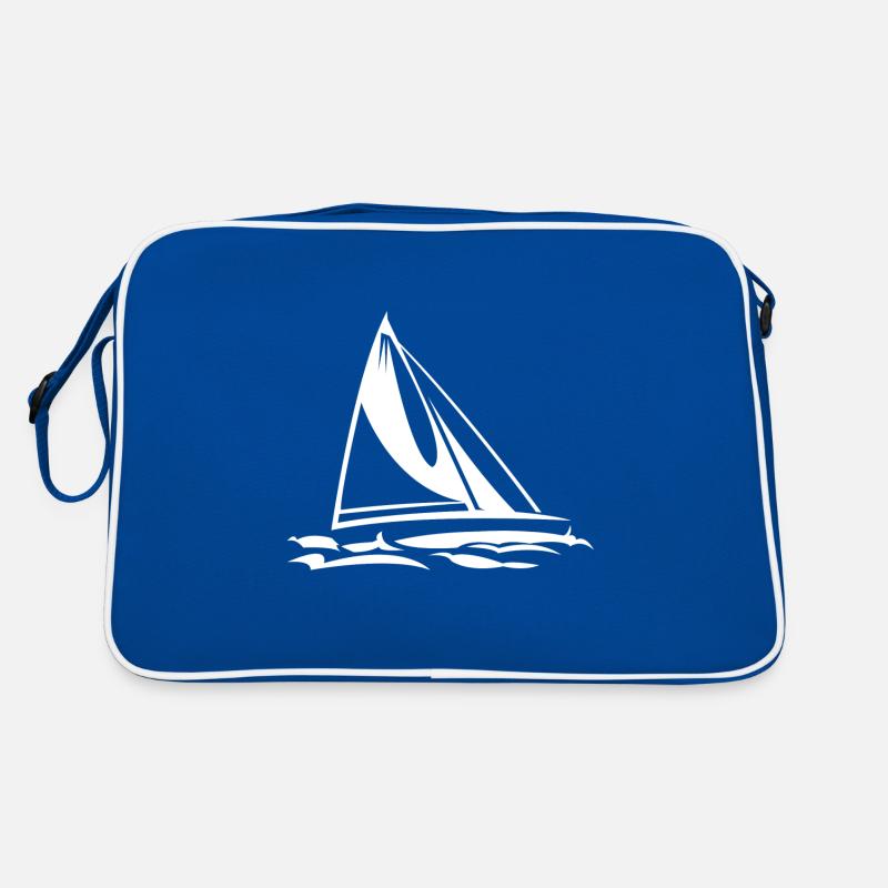 Segelboot Retro Tasche