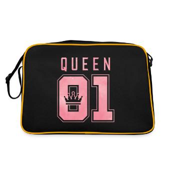 Queen Queen 01 - Retro Bag - black/gold - Back