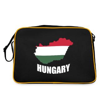 HONGRIE - Sac Retro - noir/or - Dos