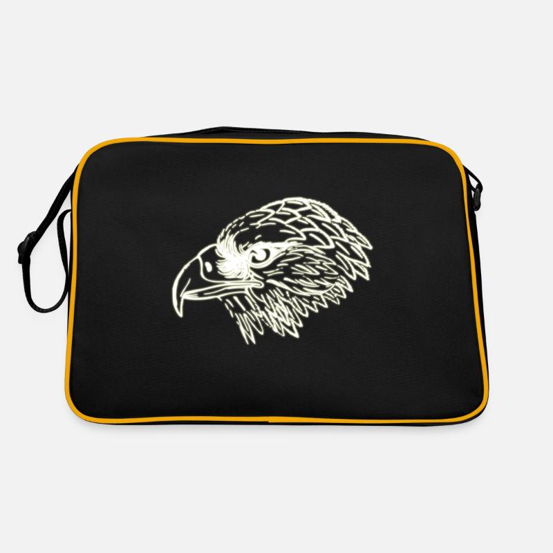 tête d'aigle Sac Retro