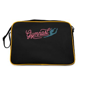 Gymnastics Gymnastics Gymnastics Athletics - Retro Bag - black/gold - Back