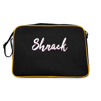 Shnack - Retro Bag - black/gold - Back