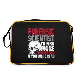 Medical Examiner - Retro Bag - black/gold - Back