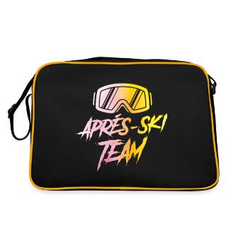 apres sli ski goggles colorful - Retro Bag - black/gold - Back