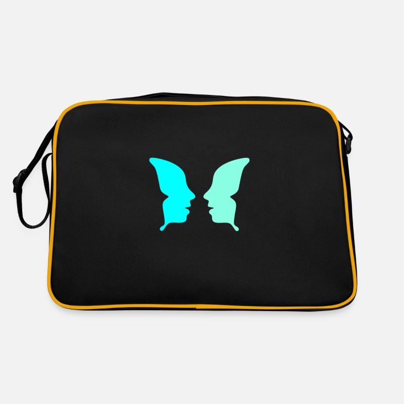 Optische Täuschung Retro Tasche