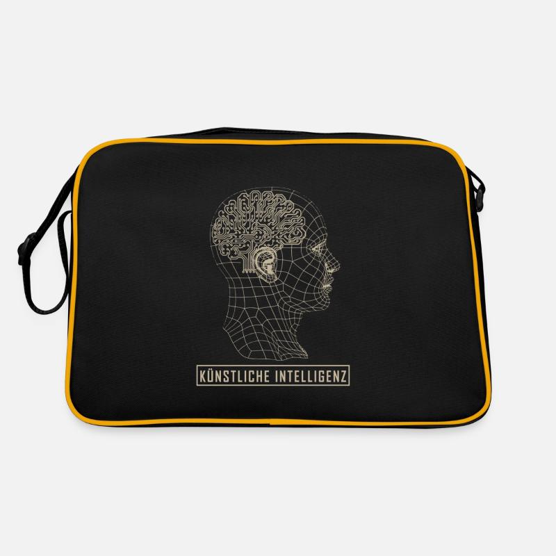 Artificial Intelligence AI AI Shirt Design Retro Bag