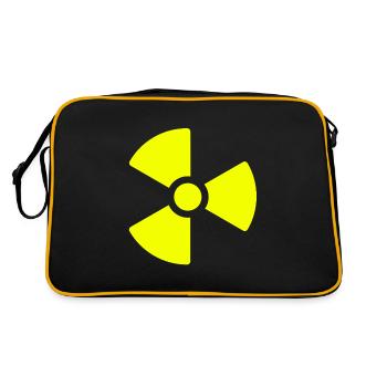 Conception radioactive - Sac Retro - noir/or - Dos