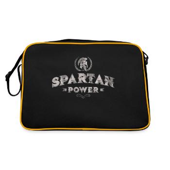 Spartan helmet power - Retro Bag - black/gold - Back
