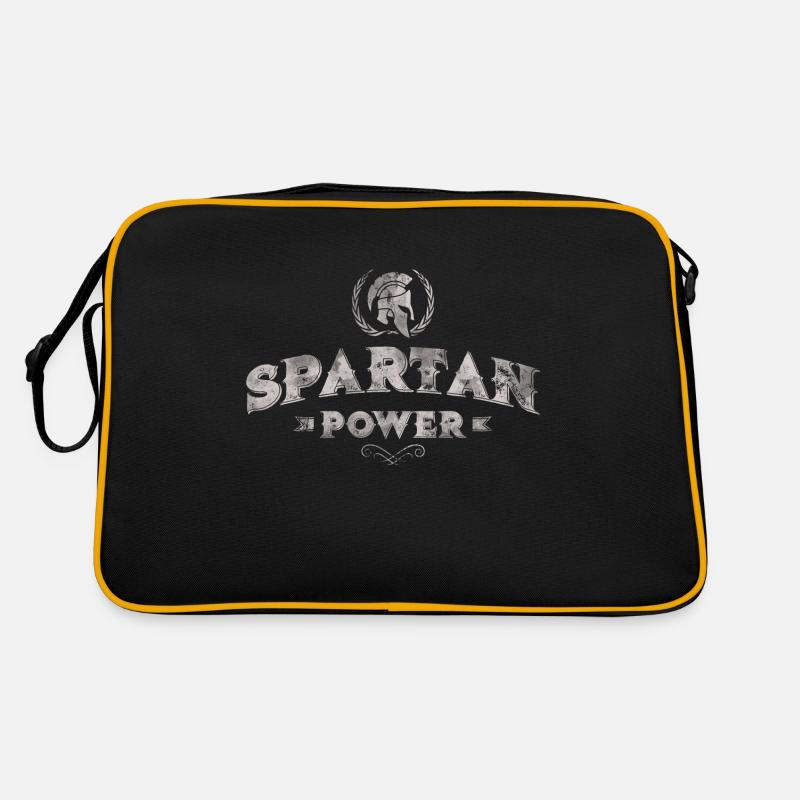 Spartaner helm power Retro Tasche