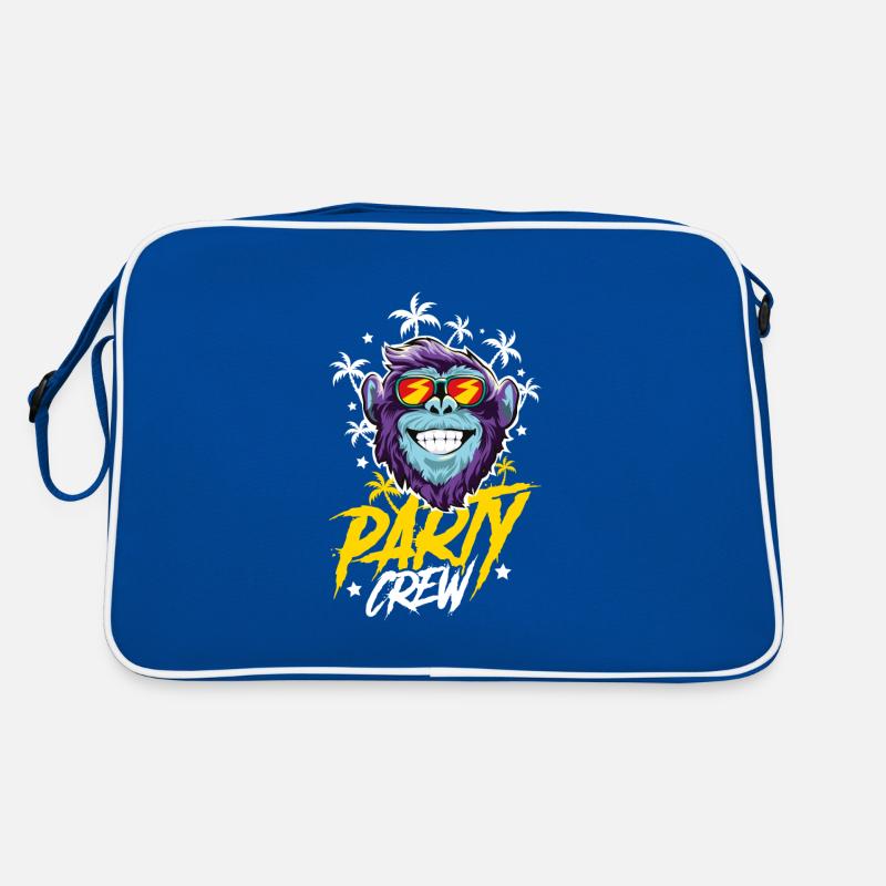Monkey party crew Retro Bag