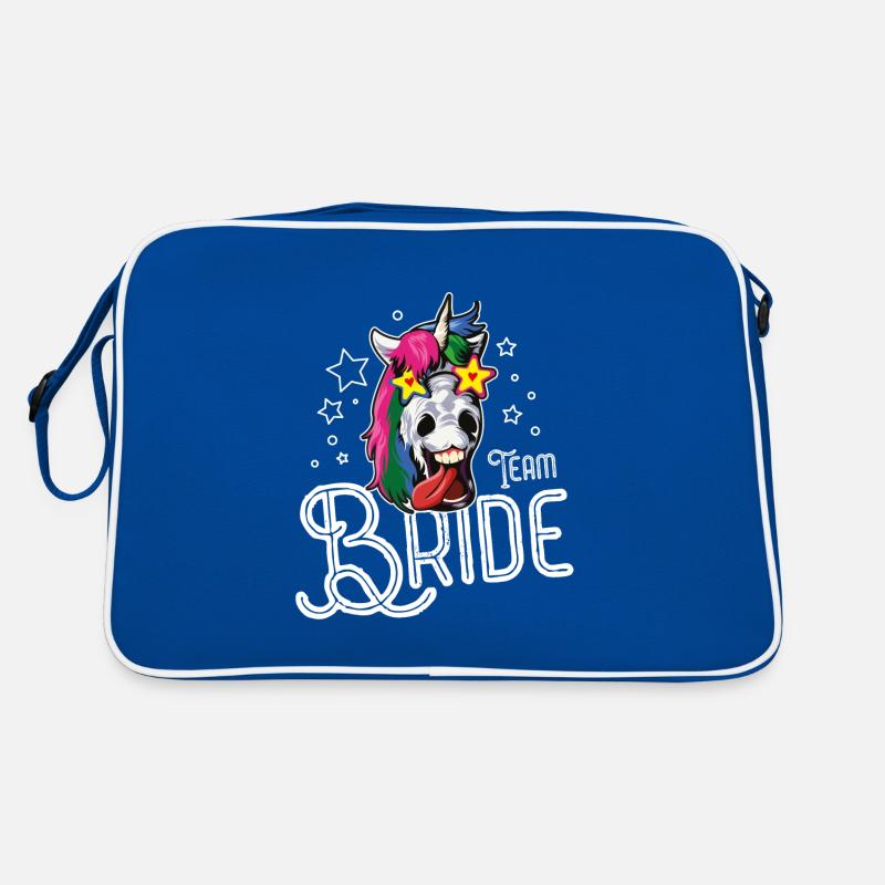 Équipe de licorne mariée Sac Retro