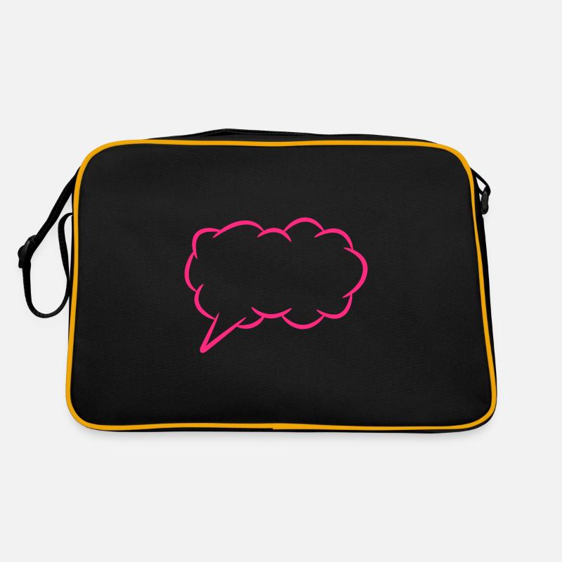 Speech bubble thought bubble Retro Bag