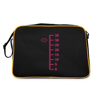 30 years old 30 birthday - Retro Bag - black/gold - Back