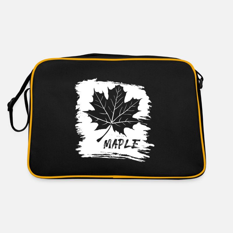 Maple. Canada. Leaf. Retro Bag