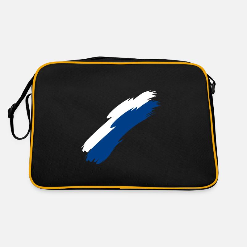 Couleurs du drapeau de la Finlande Sac Retro