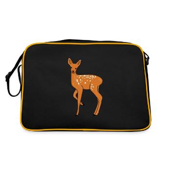 Chevreuil - Sac Retro - noir/or - Dos